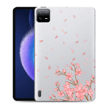 Силиконовый чехол на Xiaomi Pad 6 с принтом Ветка сакуры