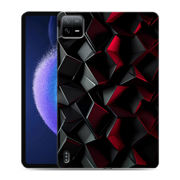 Силиконовый чехол на Xiaomi Pad 6 с принтом Абстракция