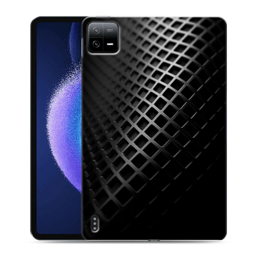 Силиконовый чехол на Xiaomi Pad 6 с принтом Текстура металла