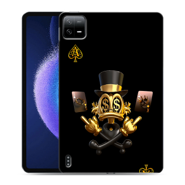 Силиконовый чехол на Xiaomi Pad 6 с принтом Золотой скрудж макдак