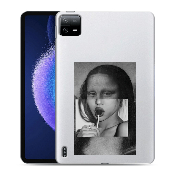 Силиконовый чехол на Xiaomi Pad 6 с принтом Мона Лиза