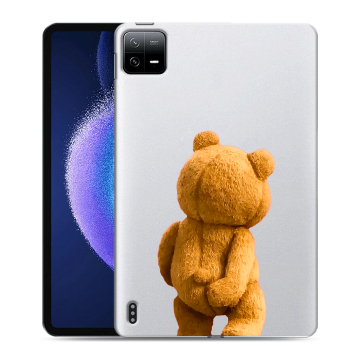 Силиконовый чехол на Xiaomi Pad 6 с принтом Медведь