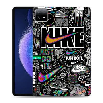 Силиконовый чехол на Xiaomi Pad 6 с принтом Найк Силиконовый чехол на Xiaomi Pad 6 с принтом Найк