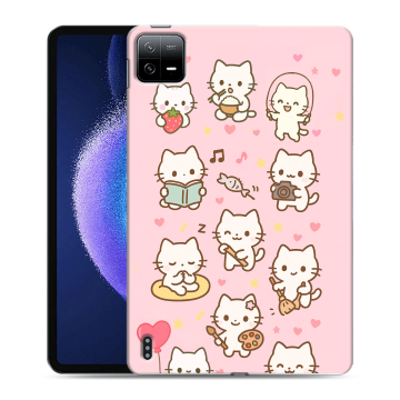 Силиконовый чехол на Xiaomi Pad 6 с принтом Hello Kitty Хелоу Кити