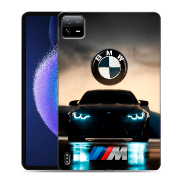 Силиконовый чехол на Xiaomi Pad 6 с принтом БМВ BMW Силиконовый чехол на Xiaomi Pad 6 с принтом БМВ BMW