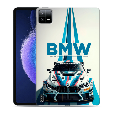 Силиконовый чехол на Xiaomi Pad 6 с принтом БМВ BMW
