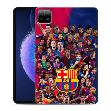 Силиконовый чехол на Xiaomi Pad 6 с принтом Барселона Barcelona