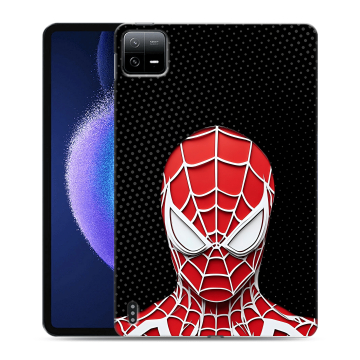 Силиконовый чехол на Xiaomi Pad 6 с принтом человек паук spiderman