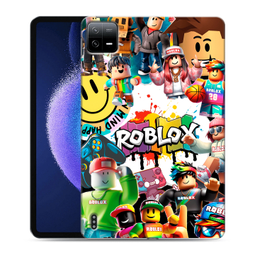 Силиконовый чехол на Xiaomi Pad 6 с принтом Roblox Роблокс Силиконовый чехол на Xiaomi Pad 6 с принтом Roblox Роблокс