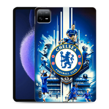 Силиконовый чехол на Xiaomi Pad 6 с принтом Chelsea Челси