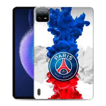 Силиконовый чехол на Xiaomi Pad 6 с принтом PSG ПСЖ