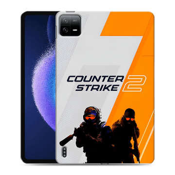 Силиконовый чехол на Xiaomi Pad 6 с принтом Counter Strike