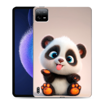Силиконовый чехол на Xiaomi Pad 6 с принтом милая панда
