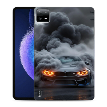 Силиконовый чехол на Xiaomi Pad 6 с принтом BMW БМВ Силиконовый чехол на Xiaomi Pad 6 с принтом BMW БМВ
