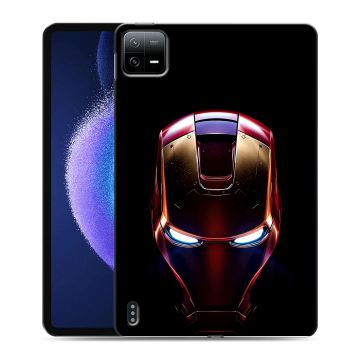 Силиконовый чехол на Xiaomi Pad 6 с принтом IronMan Железный человек
