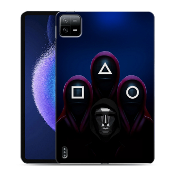 Силиконовый чехол на Xiaomi Pad 6 с принтом Игра Кальмара