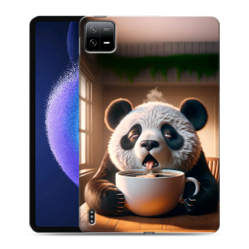 Силиконовый чехол на Xiaomi Pad 6 с принтом смешная панда