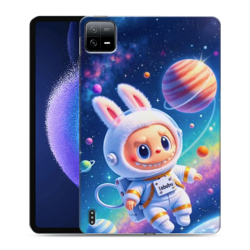 Силиконовый чехол на Xiaomi Pad 6 с принтом Labubu Лабубу