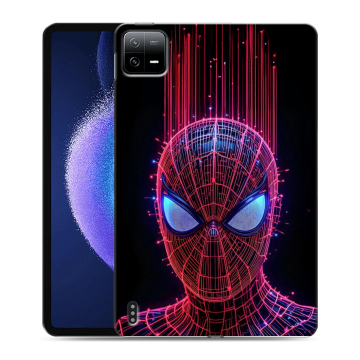 Силиконовый чехол на Xiaomi Pad 6 с принтом Spiderman Человек паук
