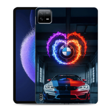 Силиконовый чехол на Xiaomi Pad 6 с принтом BMW БМВ