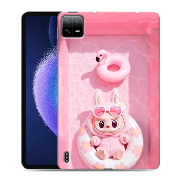 Силиконовый чехол на Xiaomi Pad 6 с принтом Labubu Лабубу