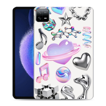 Силиконовый чехол на Xiaomi Pad 6 с принтом Y2K