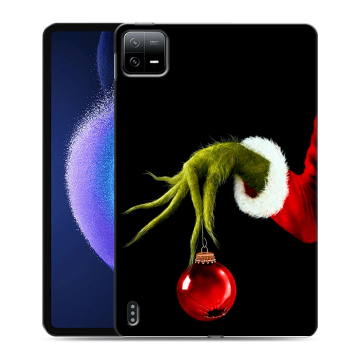 Силиконовый чехол на Xiaomi Pad 6 с принтом Новый год Гринч