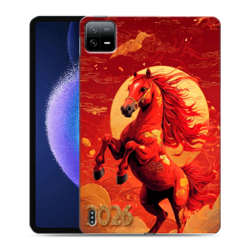 Силиконовый чехол на Xiaomi Pad 6 с принтом Новый год Силиконовый чехол на Xiaomi Pad 6 с принтом Новый год