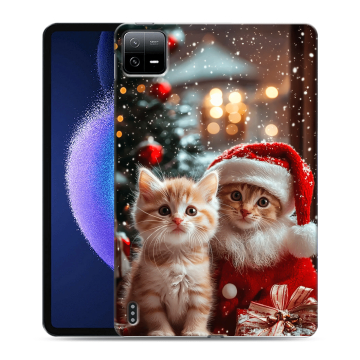 Силиконовый чехол на Xiaomi Pad 6 с принтом Новый год Силиконовый чехол на Xiaomi Pad 6 с принтом Новый год
