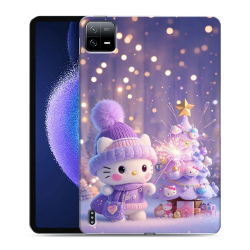 Силиконовый чехол на Xiaomi Pad 6 с принтом Новый год Силиконовый чехол на Xiaomi Pad 6 с принтом Новый год