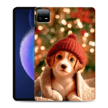 Силиконовый чехол на Xiaomi Pad 6 с принтом Новый год Силиконовый чехол на Xiaomi Pad 6 с принтом Новый год