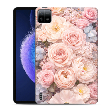 Силиконовый чехол на Xiaomi Pad 6 с принтом женский