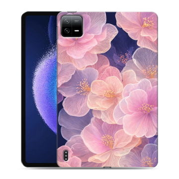 Силиконовый чехол на Xiaomi Pad 6 с принтом женский Силиконовый чехол на Xiaomi Pad 6 с принтом женский