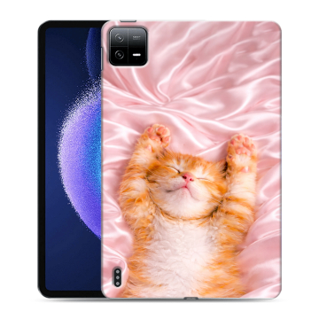 Силиконовый чехол на Xiaomi Pad 6 с принтом женский