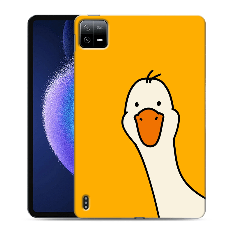 Силиконовый чехол на Xiaomi Pad 6 с принтом Утка Силиконовый чехол на Xiaomi Pad 6 с принтом Утка