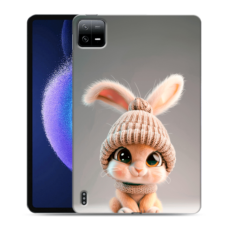 Силиконовый чехол на Xiaomi Pad 6 с принтом Кролик Силиконовый чехол на Xiaomi Pad 6 с принтом Кролик