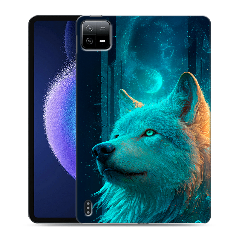 Силиконовый противоударный чехол на Xiaomi Pad 6 с принтом бабочки саккура Силиконовый противоударный чехол на Xiaomi Pad 6 с принтом бабочки саккура