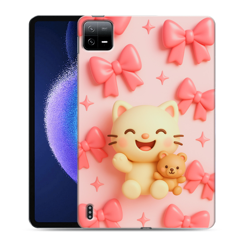 Силиконовый чехол на Xiaomi Pad 6 с принтом для девочек Силиконовый чехол на Xiaomi Pad 6 с принтом для девочек