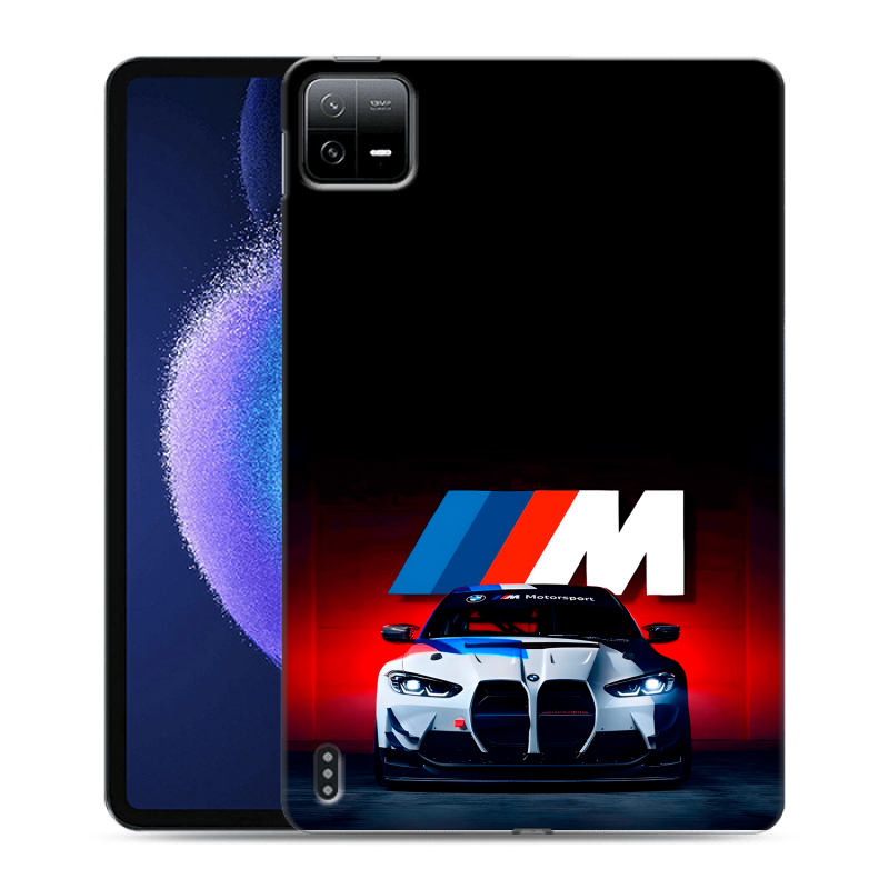 Силиконовый противоударный чехол на Xiaomi Pad 6 с принтом БМВ BMW Силиконовый противоударный чехол на Xiaomi Pad 6 с принтом БМВ BMW