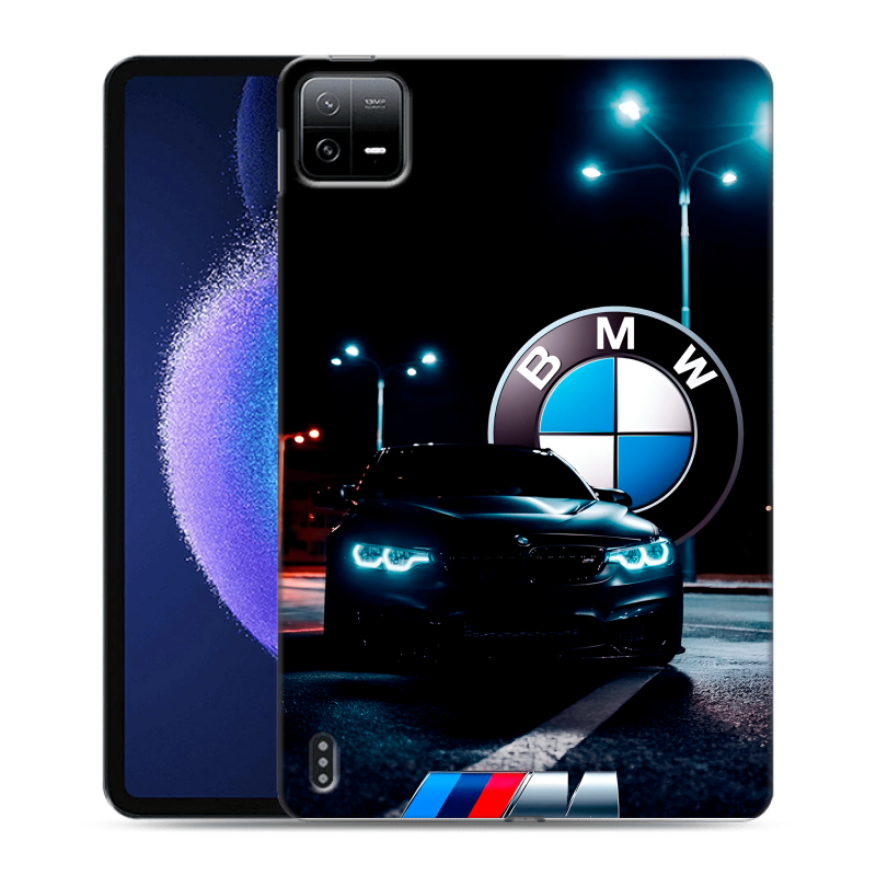 Силиконовый чехол на Xiaomi Pad 6 с принтом БМВ BMW Силиконовый чехол на Xiaomi Pad 6 с принтом БМВ BMW