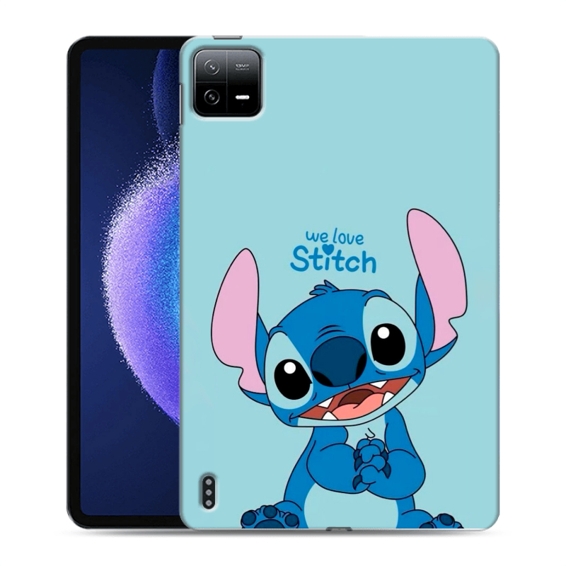 Силиконовый чехол на Xiaomi Pad 6 с принтом Лило и Стич Силиконовый чехол на Xiaomi Pad 6 с принтом Лило и Стич