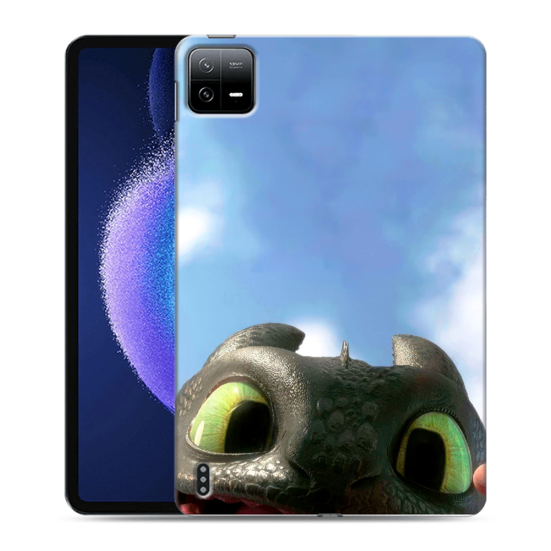 Силиконовый чехол на Xiaomi Pad 6 с принтом Как приручить дракона Силиконовый чехол на Xiaomi Pad 6 с принтом Как приручить дракона