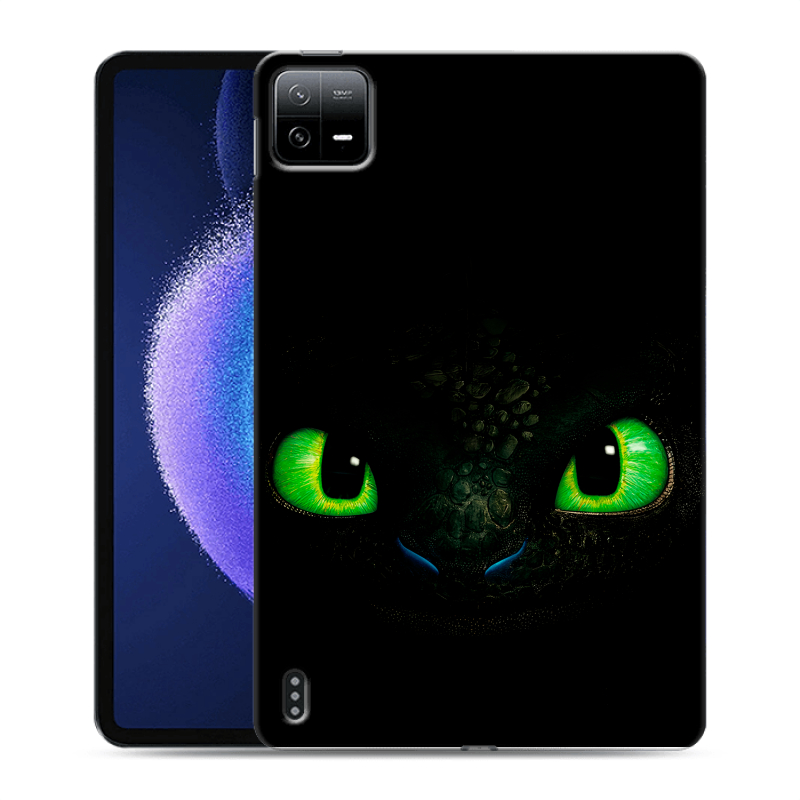 Силиконовый противоударный чехол на Xiaomi Pad 6 с принтом Как приручить дракона Силиконовый противоударный чехол на Xiaomi Pad 6 с принтом Как приручить дракона