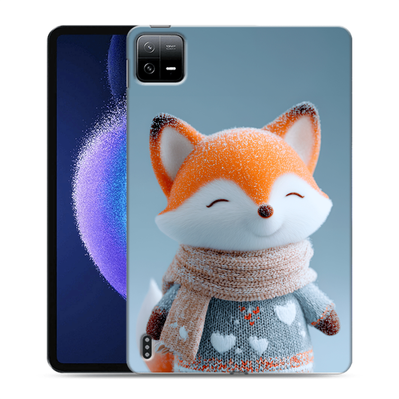 Силиконовый чехол на Xiaomi Pad 6 с принтом Лиса Силиконовый чехол на Xiaomi Pad 6 с принтом Лиса