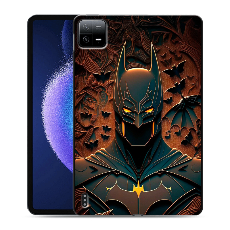Силиконовый чехол на Xiaomi Pad 6 с принтом Batman Бэтмен Силиконовый чехол на Xiaomi Pad 6 с принтом Batman Бэтмен