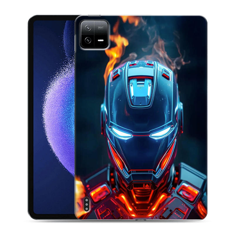 Силиконовый чехол на планшета Xiaomi Pad 6 с принтом IronMan Железный человек Силиконовый чехол на планшета Xiaomi Pad 6 с принтом IronMan Железный человек