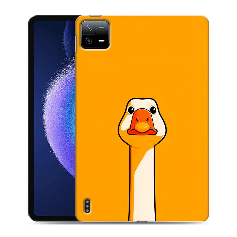 Силиконовый чехол на Xiaomi Pad 6 с принтом Смешная утка Силиконовый чехол на Xiaomi Pad 6 с принтом Смешная утка