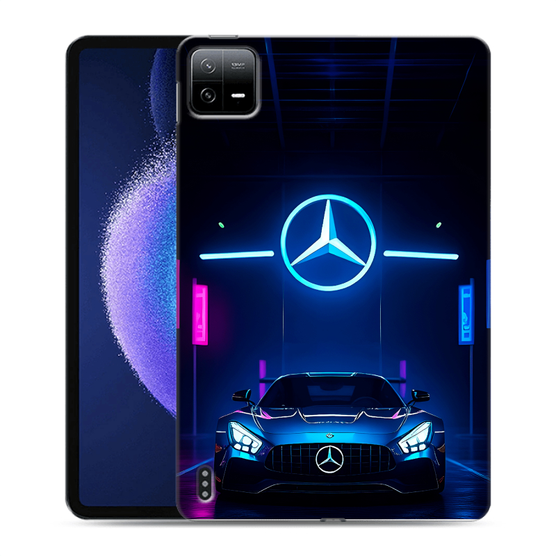 Силиконовый противоударный чехол на Xiaomi Pad 6 с принтом Mercedes Мерседес Силиконовый противоударный чехол на Xiaomi Pad 6 с принтом Mercedes Мерседес
