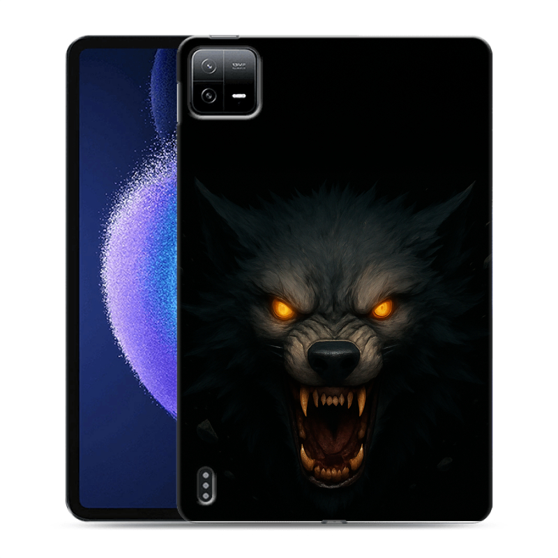 Силиконовый чехол на Xiaomi Pad 6 с принтом Волк Силиконовый чехол на Xiaomi Pad 6 с принтом Волк