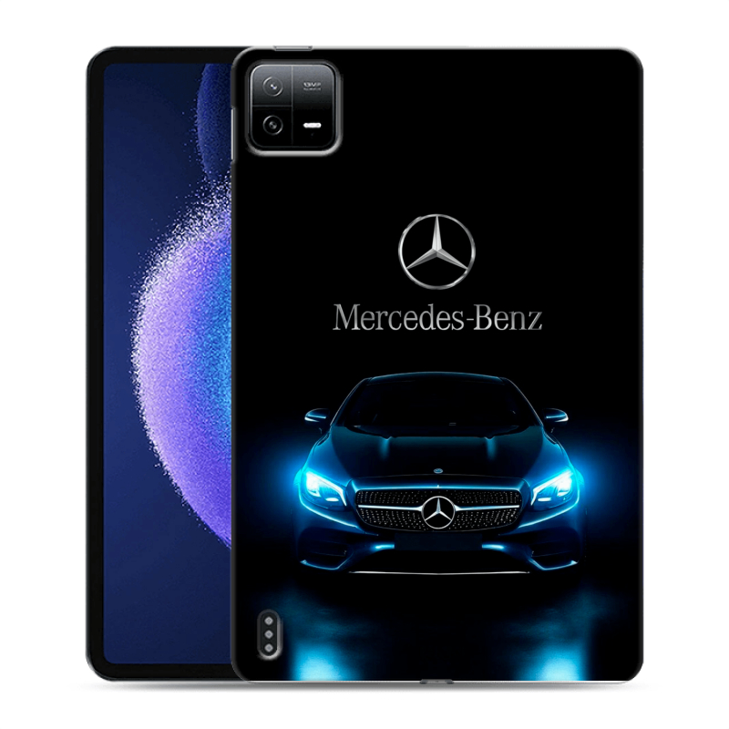Силиконовый противоударный чехол на Xiaomi Pad 6 с принтом Mercedes Мерседес Силиконовый противоударный чехол на Xiaomi Pad 6 с принтом Mercedes Мерседес